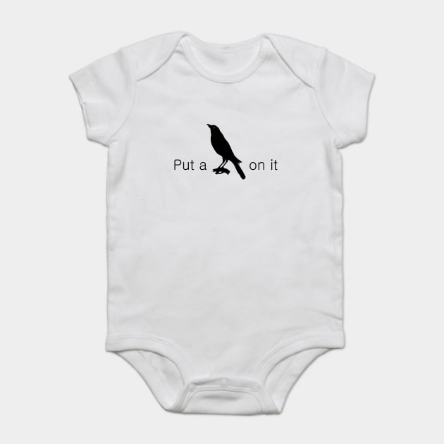 Put a Bird on It Baby Bodysuit by Kayllisti